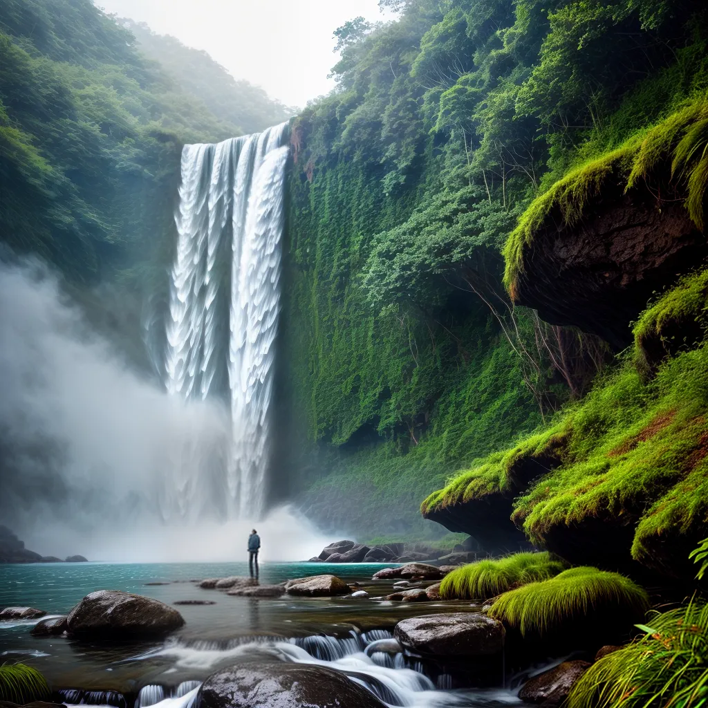 Fotos cachoeira natureza serenidade sonhos