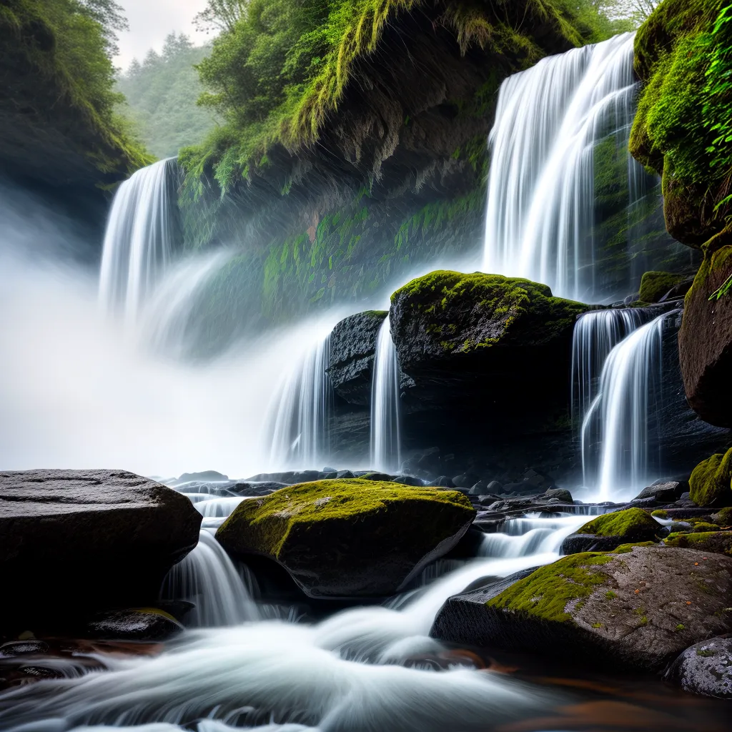 Desvendando os mistérios: qual o sentido de sonhar com quedas d'água? 3 Fotos cachoeira natureza verde misterio