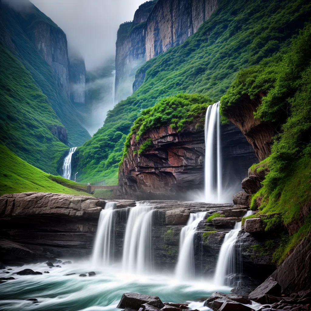 Fotos cachoeira poder natureza renovo