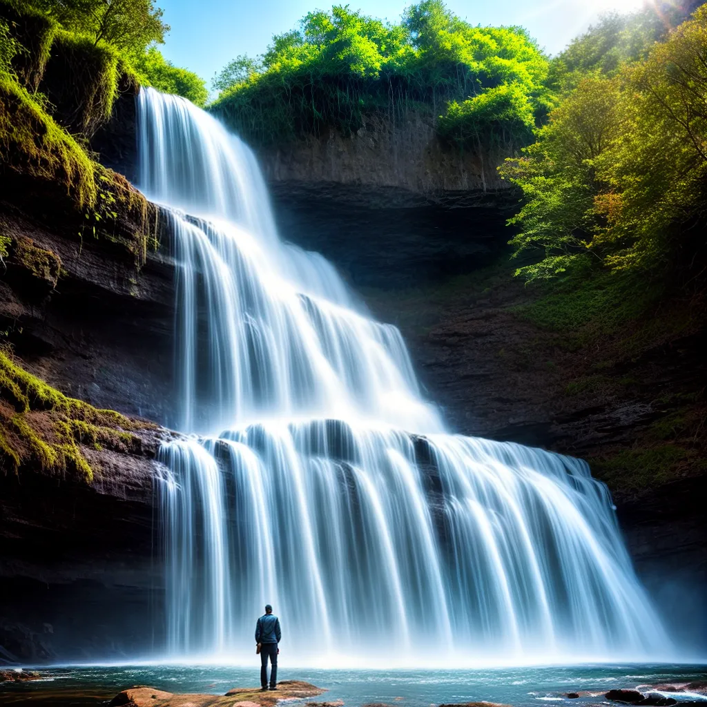 Qual é o significado de sonhar com cachoeiras? 6 Fotos cachoeira poderosa arco iris