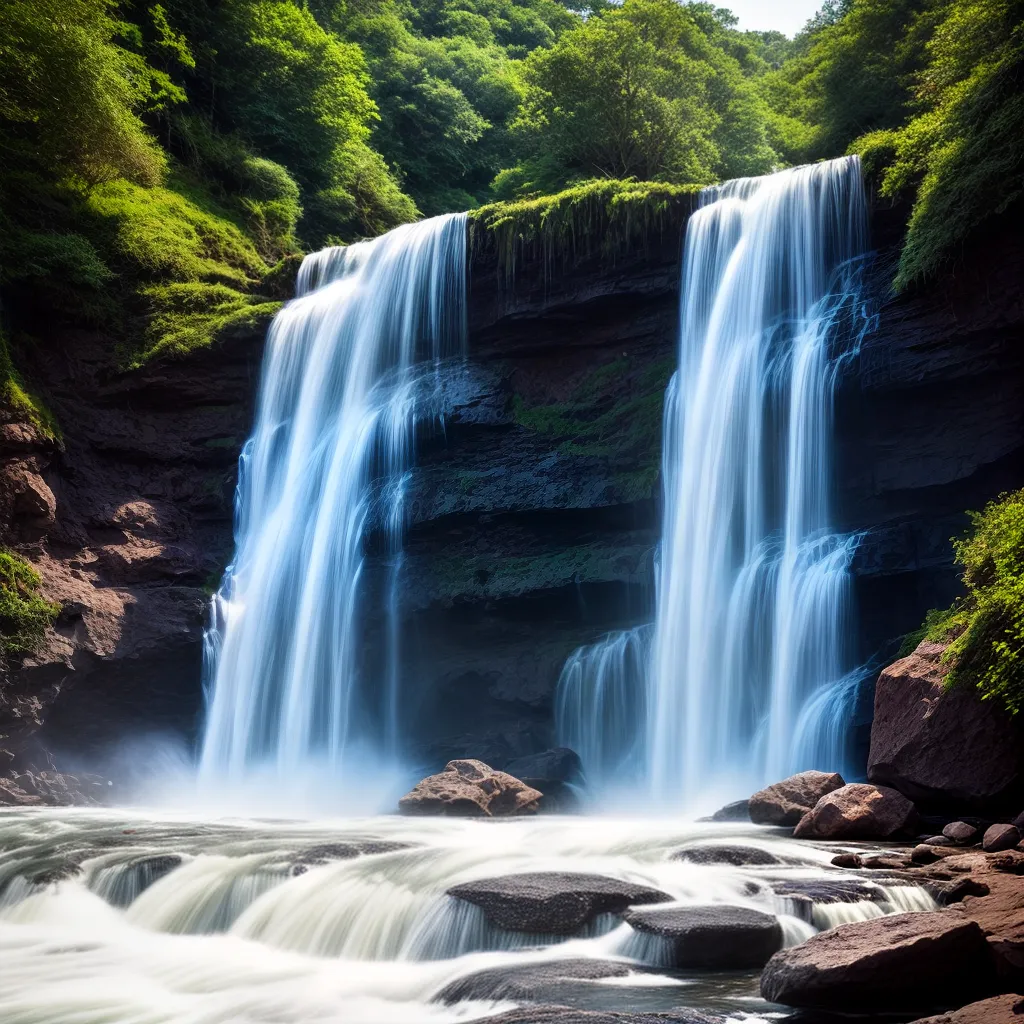 Fotos cachoeira poderosa emocoes turbulentas