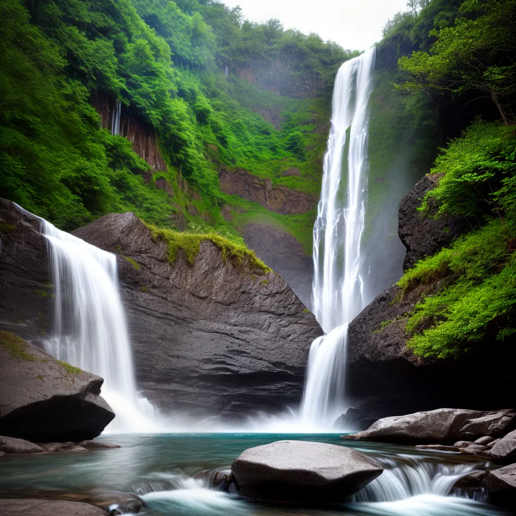 Fotos cachoeira sonho arcoiris majestosa
