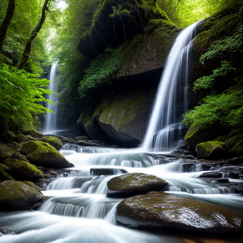 rio dos sonhos em meio à natureza: o significado de trilhas e cachoeiras 3 Fotos cachoeira trilha natureza magia