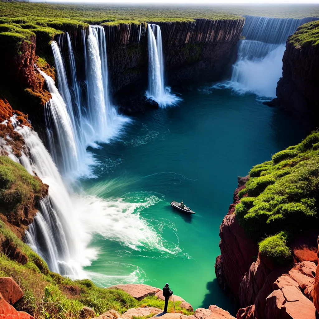 Título do blog: O Que Significa Sonhar com uma Cachoeira Poderosa 2 Fotos cachoeira vegetacao arcoiris agua