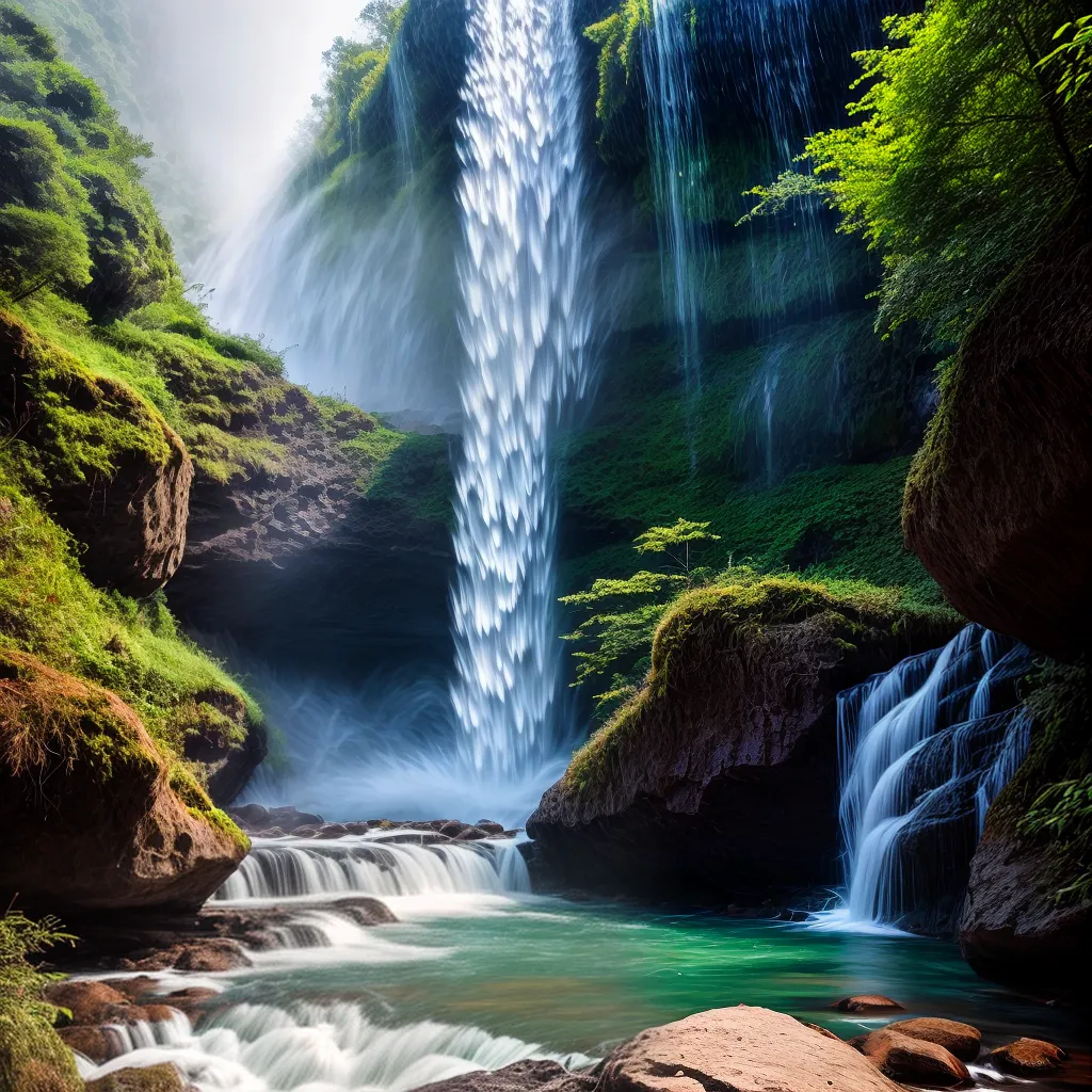 Título do blog: O Que Significa Sonhar com uma Cachoeira Poderosa 3 Fotos cachoeira vegetacao ceu renovacao
