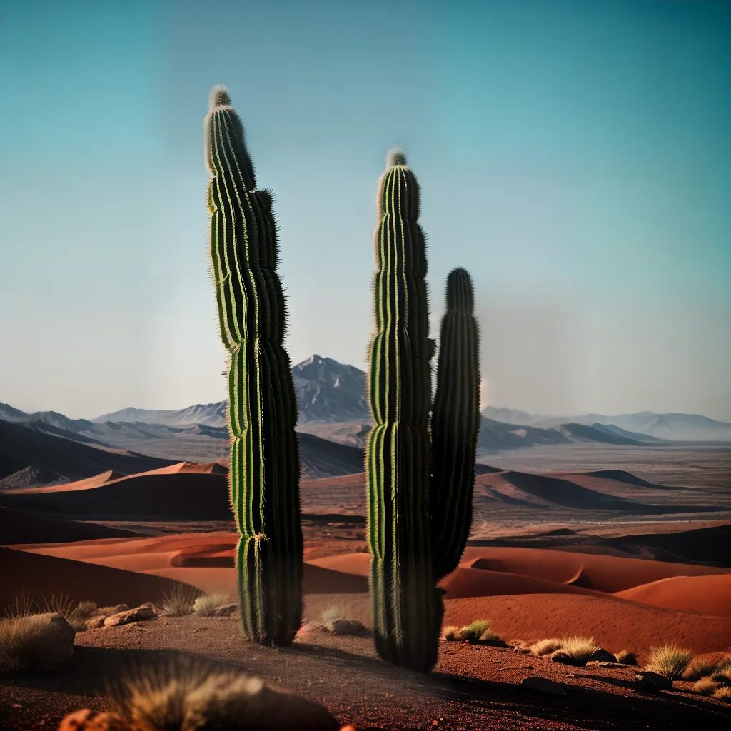 Cacto, deserto e sol: decifrando os sonhos áridos 2 Fotos cacto solidao sol deserto resiliencia