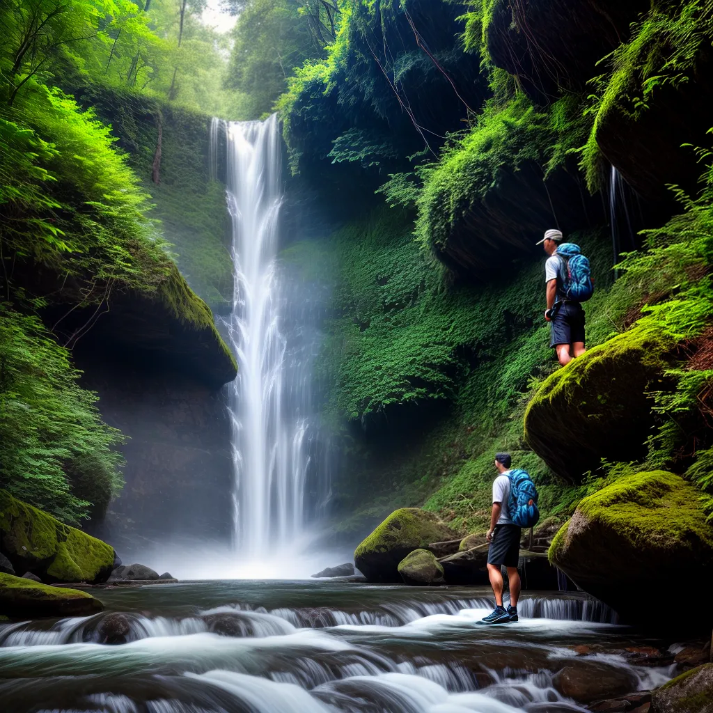 Descubra o Significado dos sonhos com Trilhas e Cachoeiras 2 Fotos caminhada cachoeira natureza autoconhecimento