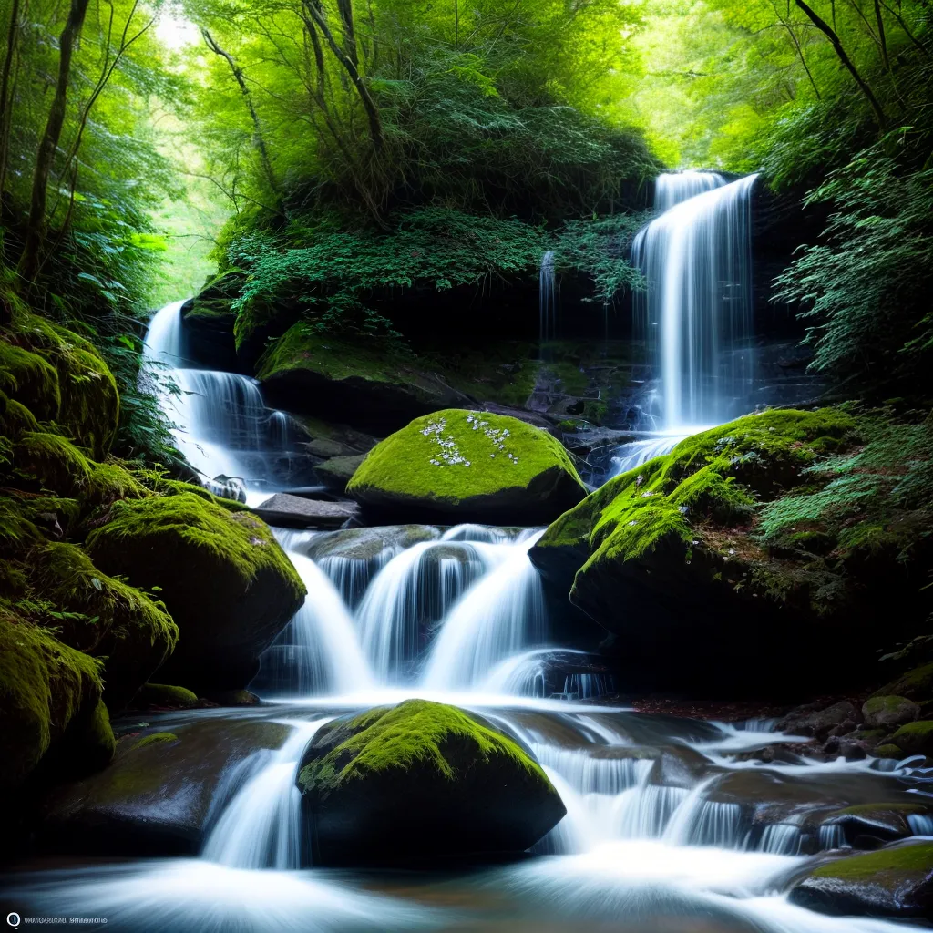 Significado de Sonhar com Trilha na Mata e Cachoeira Cristalina. 4 Fotos caminhada floresta crescimento queda dagua