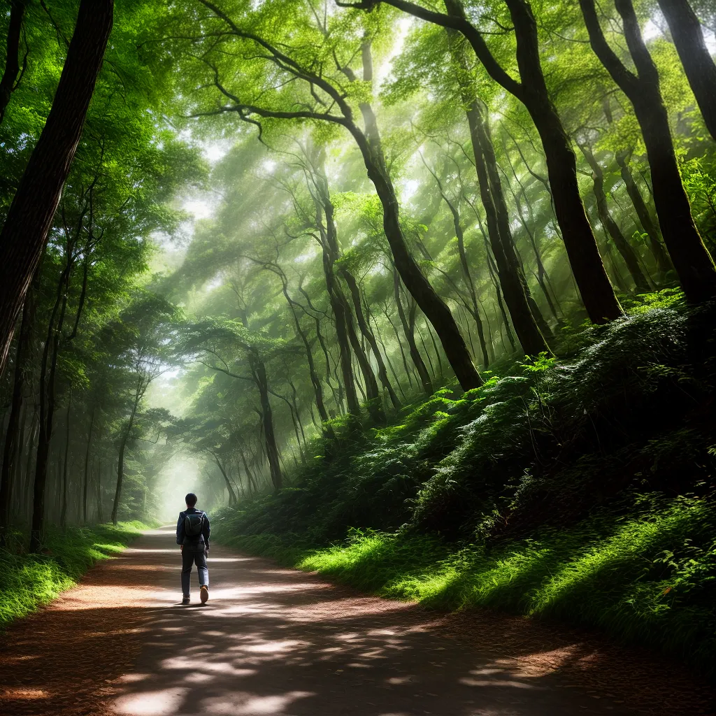 Fotos caminhada floresta verde raizes crescimento