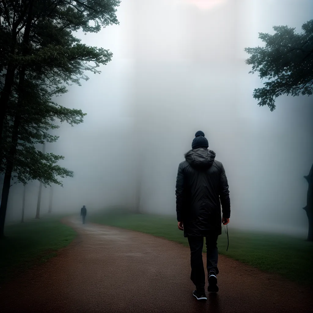 Caminhando na Neblina: Qual o Significado de Sonhar com Passeios Confusos 5 Fotos caminhada nevoeiro determinacao