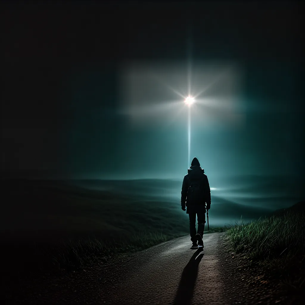 O que significa sonhar com a Noite e a Escuridão 2 Fotos caminhada noite escuridao incerteza