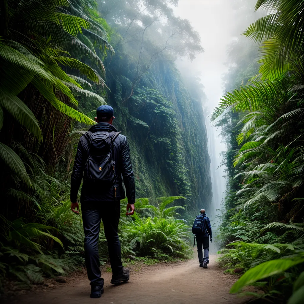 Descubra o Que Significa Sonhar com Animais Perigosos. 2 Fotos caminhada selva animais perigo crescimento