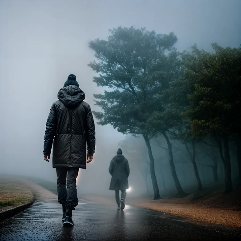 Caminhando na Neblina: Qual o Significado de Sonhar com Passeios Confusos 4 Fotos caminhada silhueta nevoeiro determinacao