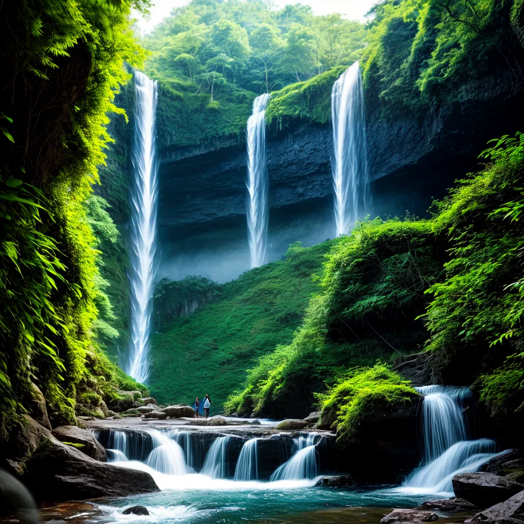 O Simbolismo da Natureza nos Sonhos: Trilhas e Cachoeiras como Mensagens do Inconsciente 3 Fotos caminhada sonhador cachoeira natureza
