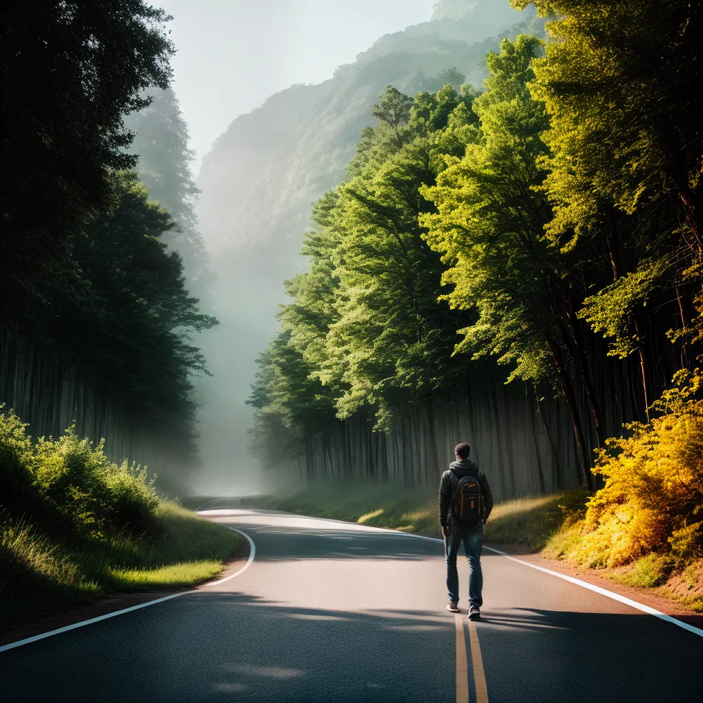 Percorre caminhos: Decifre o significado de sonhar em movimento 6 Fotos caminhada sonhos luz caminho vida