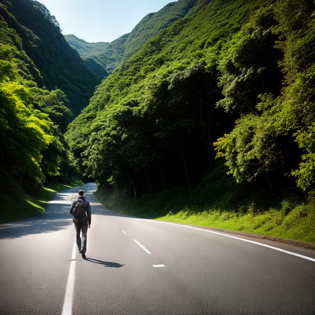 Percorre caminhos: Decifre o significado de sonhar em movimento 2 Fotos caminhada vida por do sol