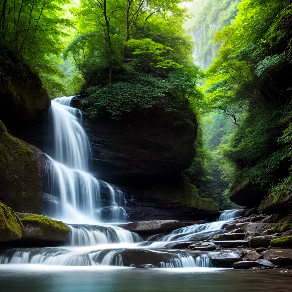 as dos Sonhos: O que significa sonhar com cachoeiras e trilhas? 4 Fotos caminho cachoeira rio floresta serenidade