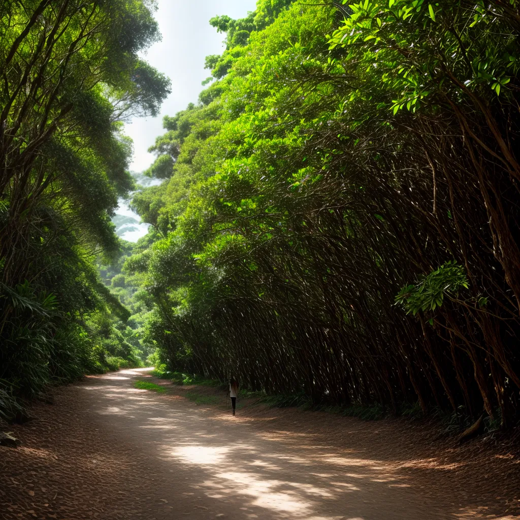 Saiba o Significado de Sonhar com Macadâmia e Trilhas. 4 Fotos caminho floresta macadamia abundancia