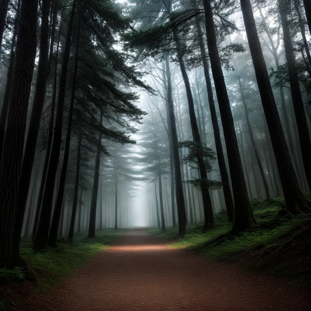 Indícios oníricos: Como interpretar sinais em sonhos? 2 Fotos caminho floresta nevoeiro luz sonhos