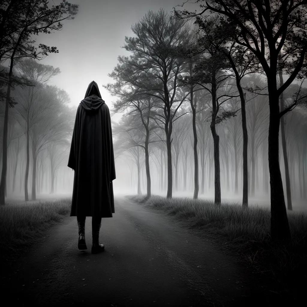 Fotos caminho incerto morte sombria