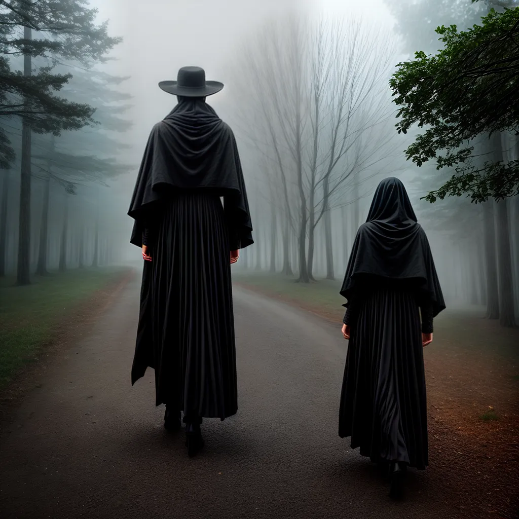 Os Mistérios por trás do Significado do Sonho com a Morte 3 Fotos caminho misterioso nevoa figura
