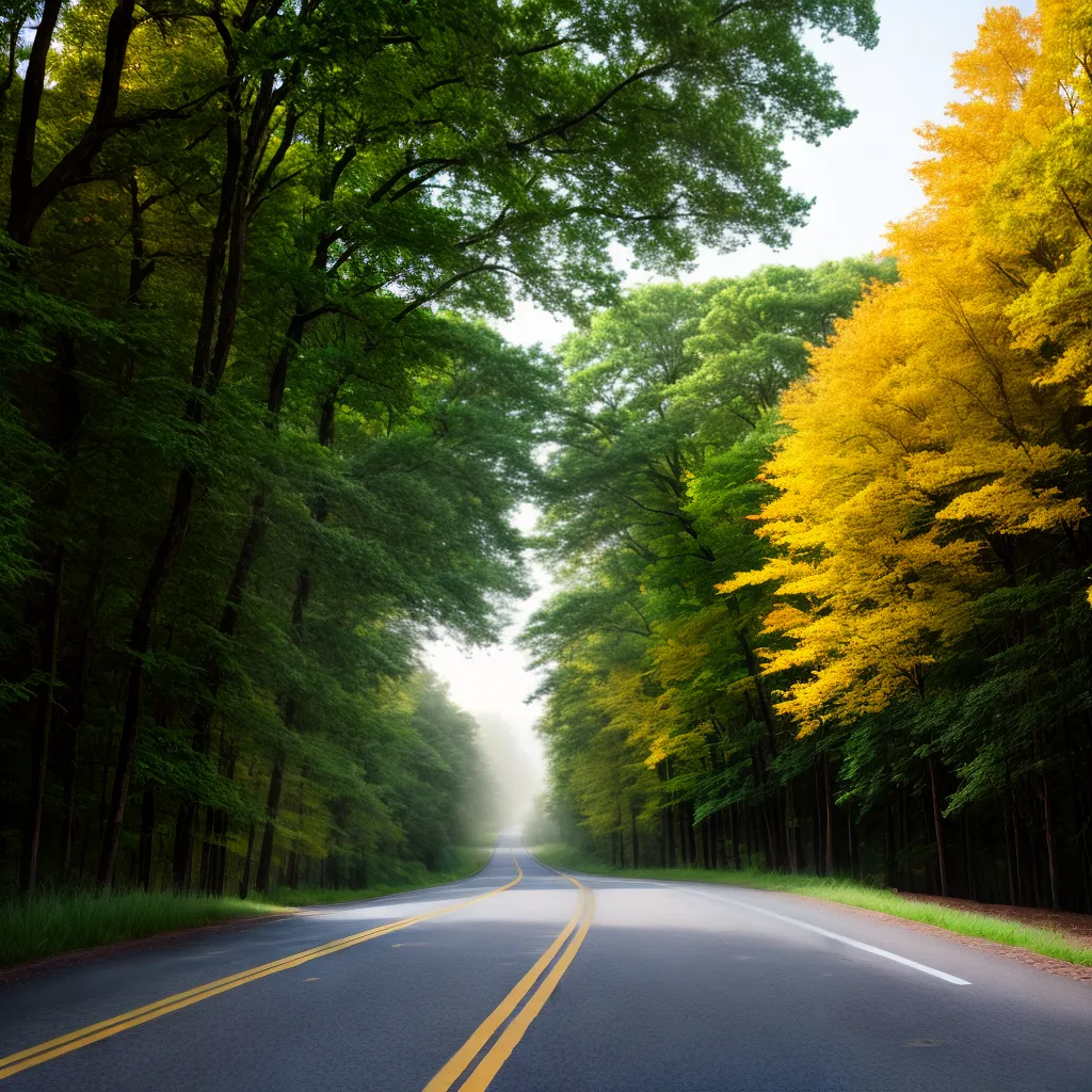 Meandro dos Sonhos: O Caminho na Curva Sinuosa da Vida 2 Fotos caminho sol nascente arco iris flor