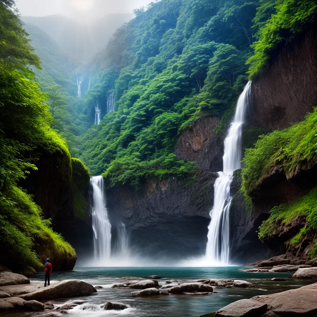 O que significa Sonhar com Trilhas e Cachoeiras? 3 Fotos caminho sonho queda agua natureza