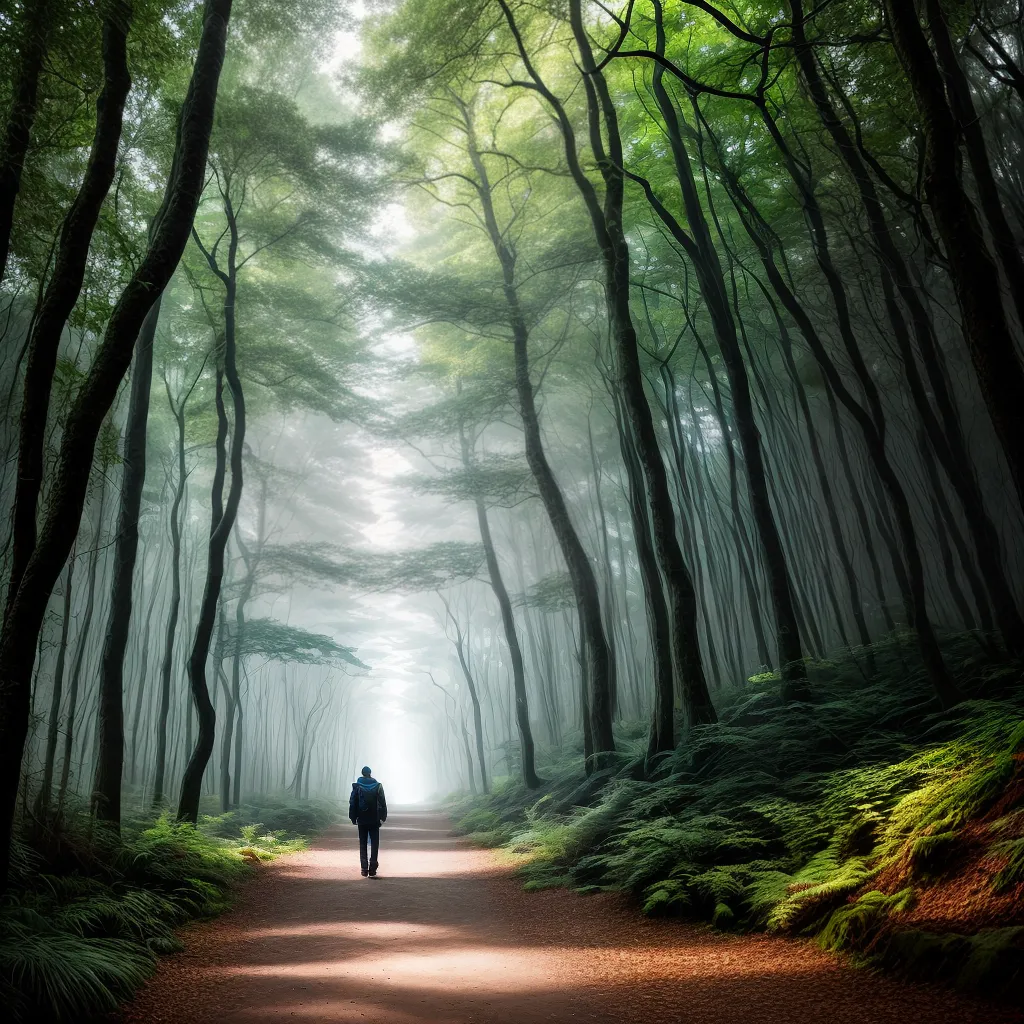 A trilha dos sonhos: decifrando seus significados e interpretações 4 Fotos caminho sonhos simbolos luz 1