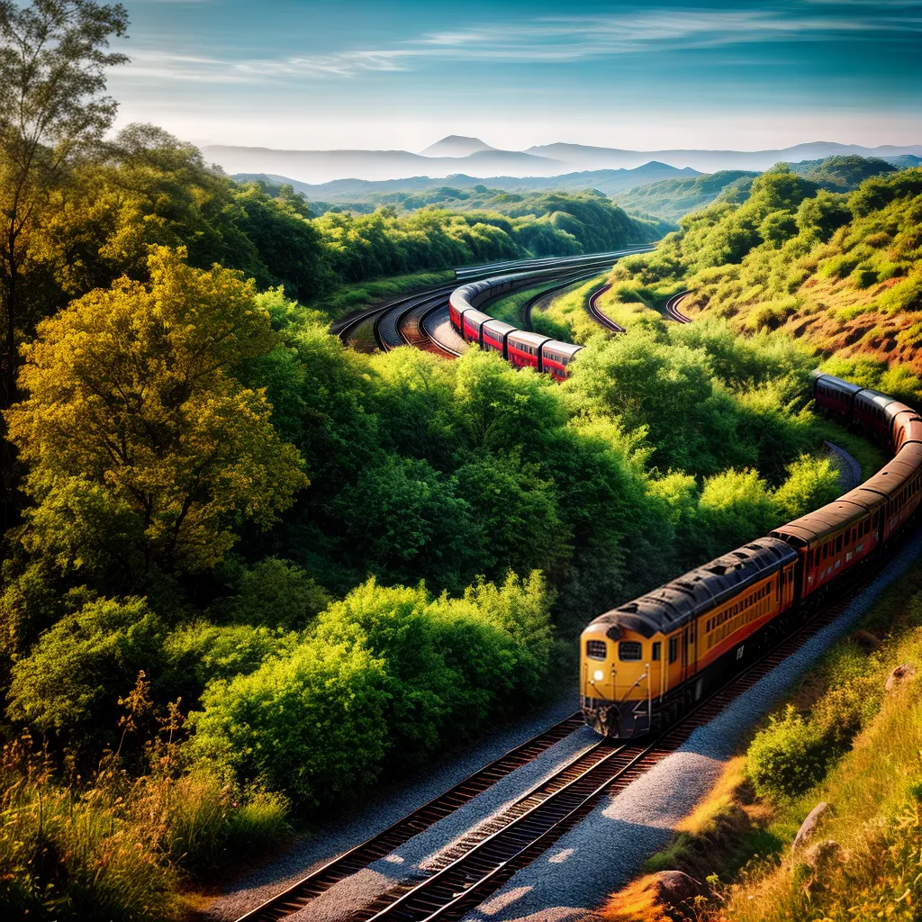Significado de Sonhar com Ferrovias 2 Fotos caminho vida trem paisagem