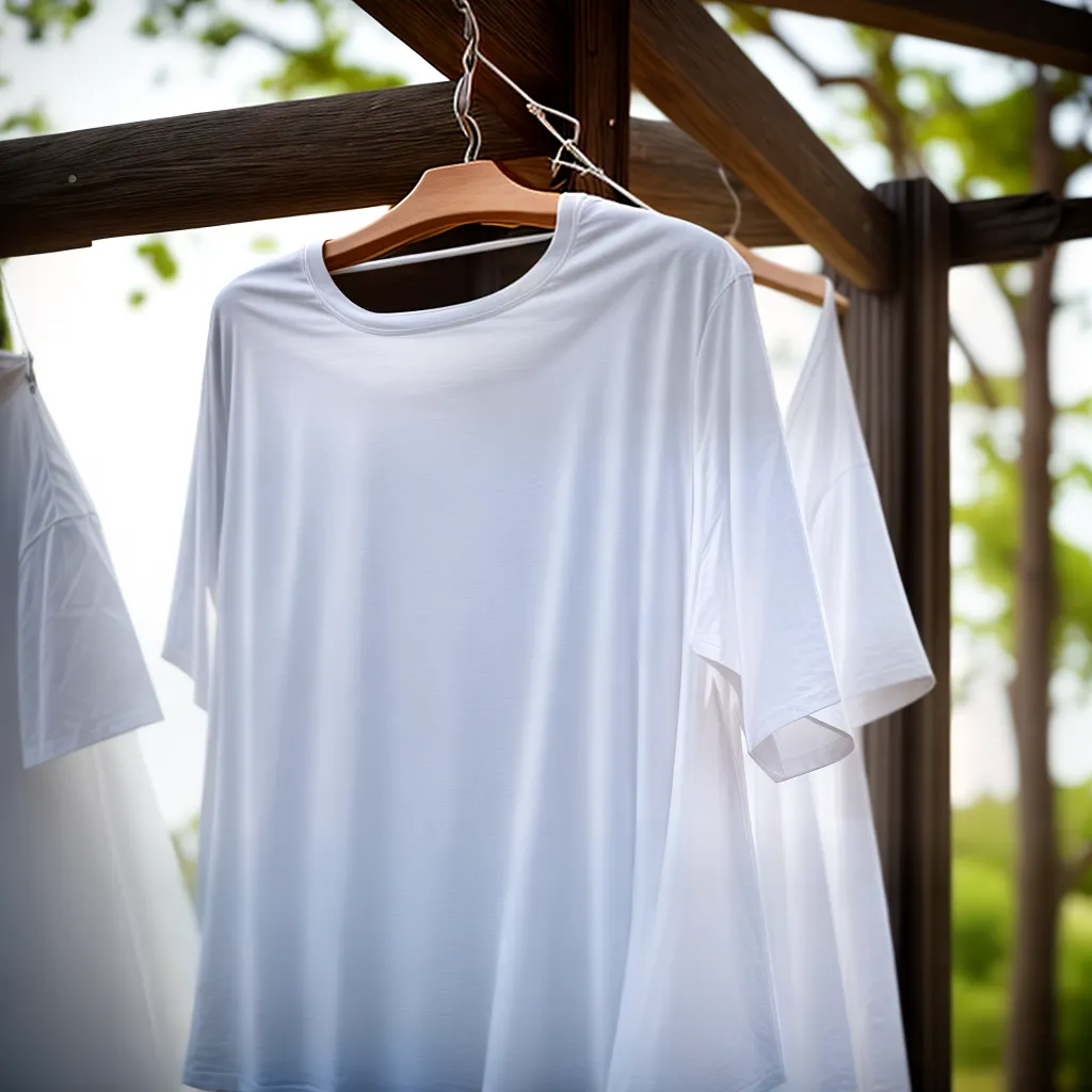O Significado de Sonhar com uma Singela Camiseta 6 Fotos camiseta branca varal vento alegria