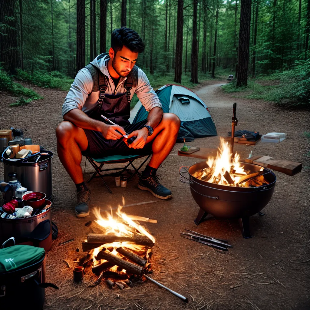 Significado de Sonhar com Acampamento, Artesanato e Operabilidade em Empreendedorismo 3 Fotos camping artesao operabilidade fogo ferramentas