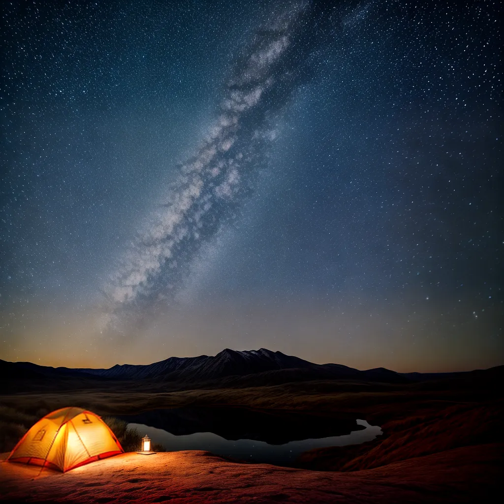 Dormindo sob as estrelas: a interpretação dos sonhos no mundo ao ar livre 4 Fotos camping estrelas noite sono serenidade