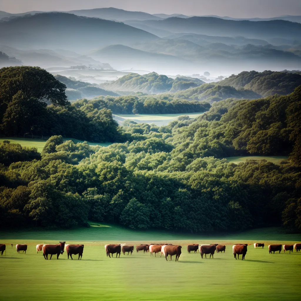 Descubra o significado de sonhar com animais em uma fazenda rural. 6 Fotos campo animais paz natureza
