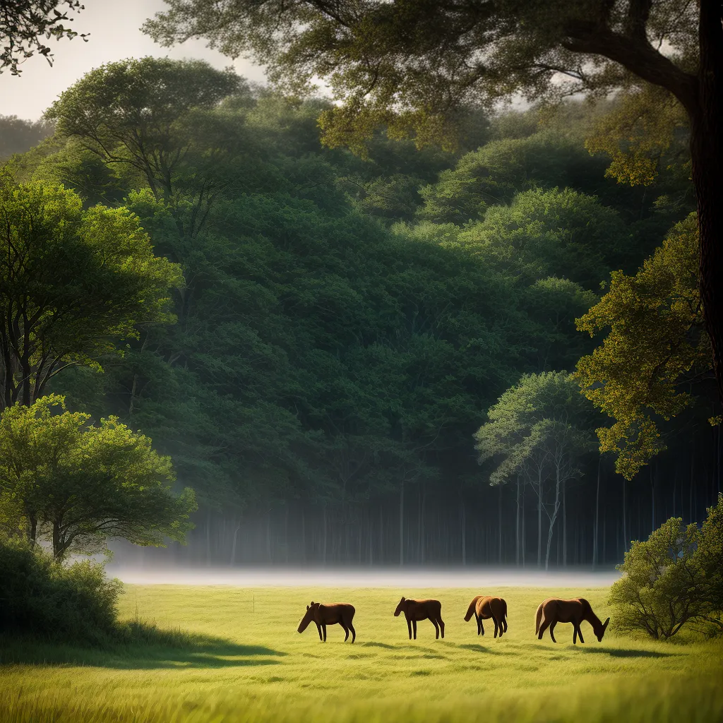 Descubra os mistérios dos sonhos: qual é o significado de sonhar com animais no turismo rural? 2 Fotos campo animais selvagens sonho