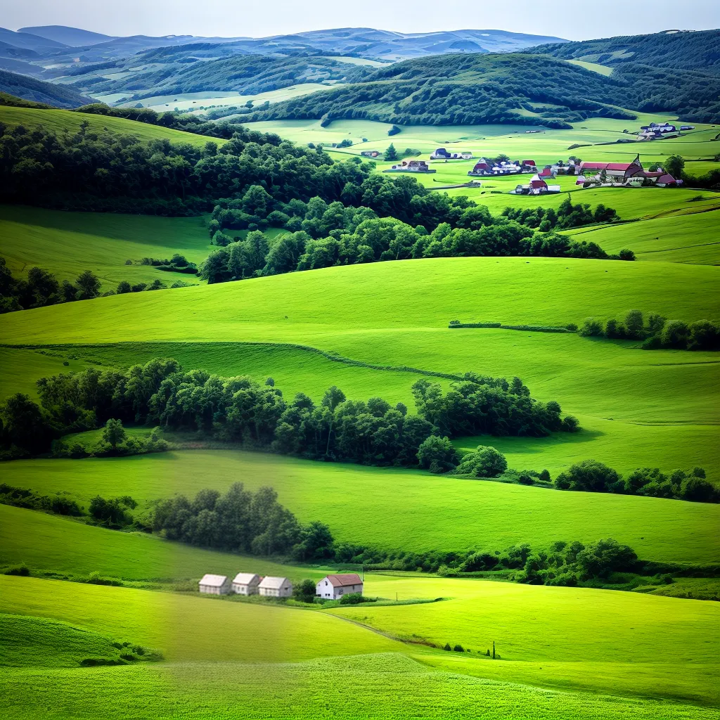 Explorando o mundo rural dos sonhos: o que significa sonhar com turismo rural? 5 Fotos campo colinas fazendas vila gastronomia