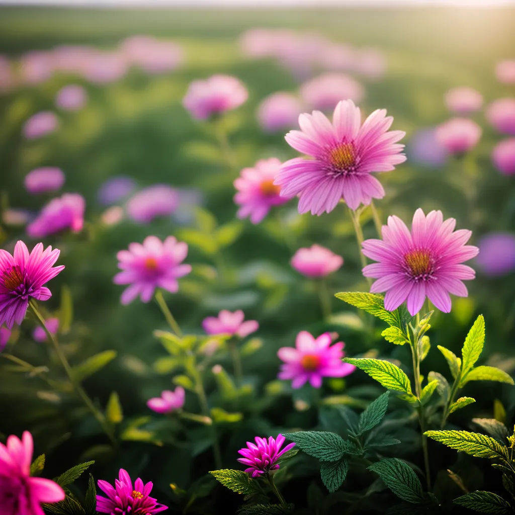 Fotos campo flores coloridas sonho felicidade