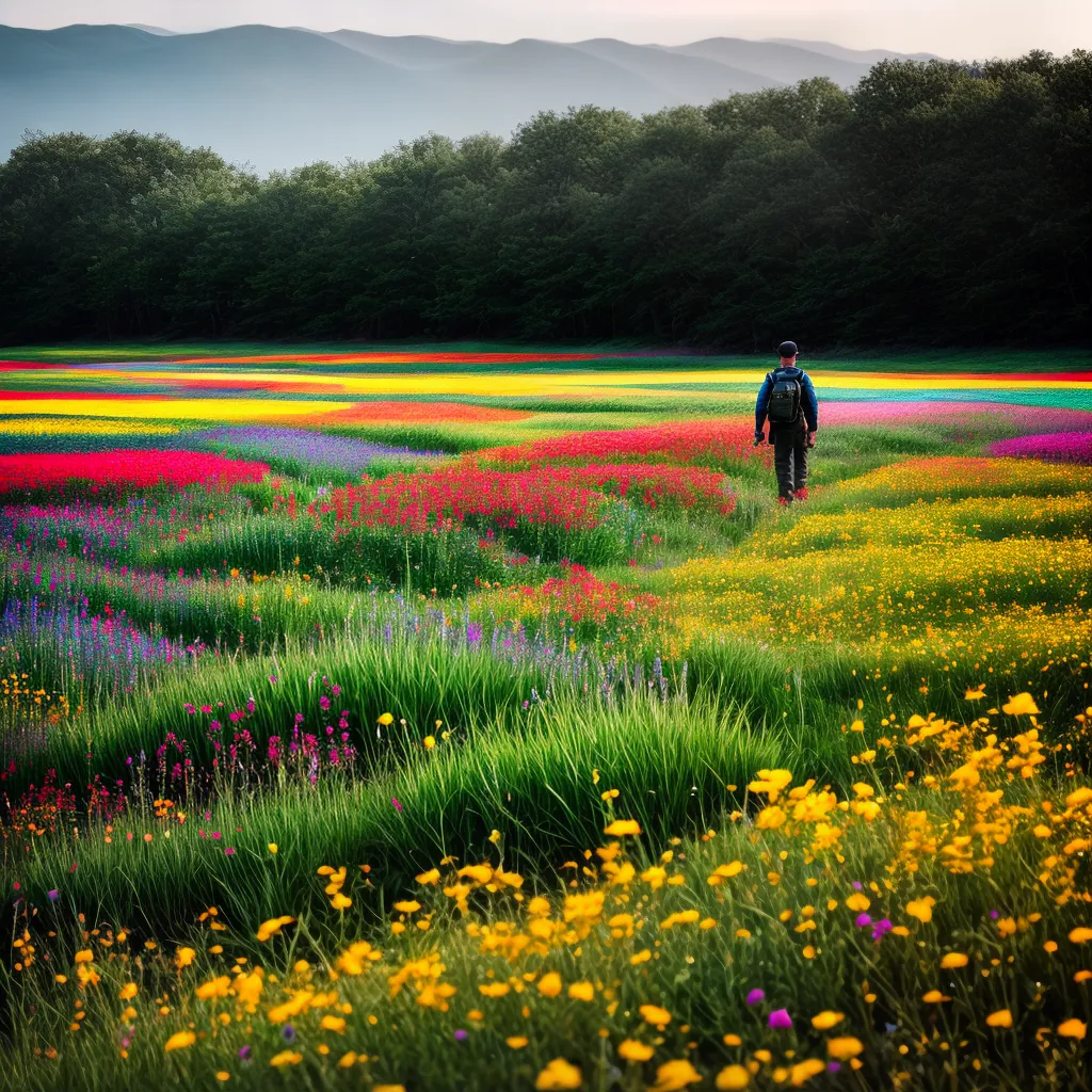 Explorando o Significado de Sonhar com Flores em uma Viagem de Turismo Rural 2 Fotos campo flores solitario primavera