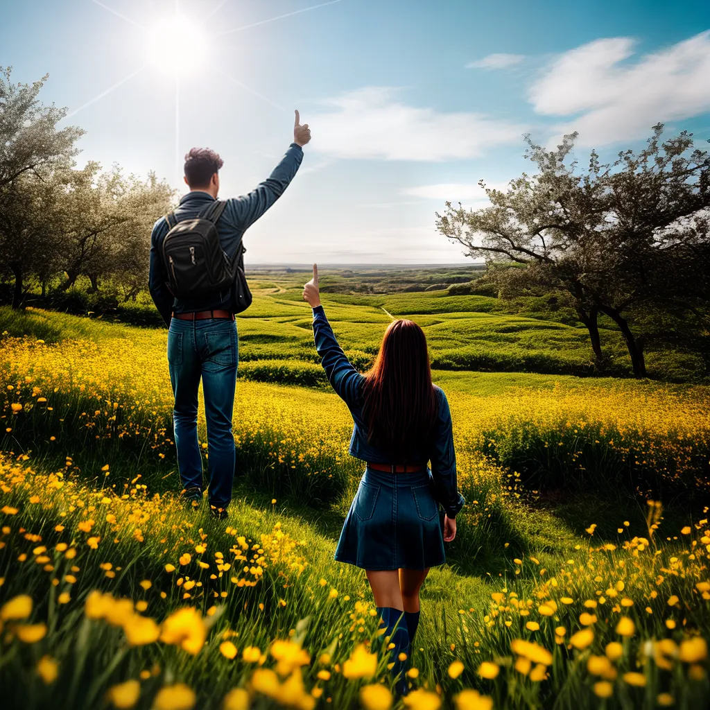 Desvendando os Mistérios Envolventes dos Sonhos Aprovadores 5 Fotos campo flores sonhador polegar cima