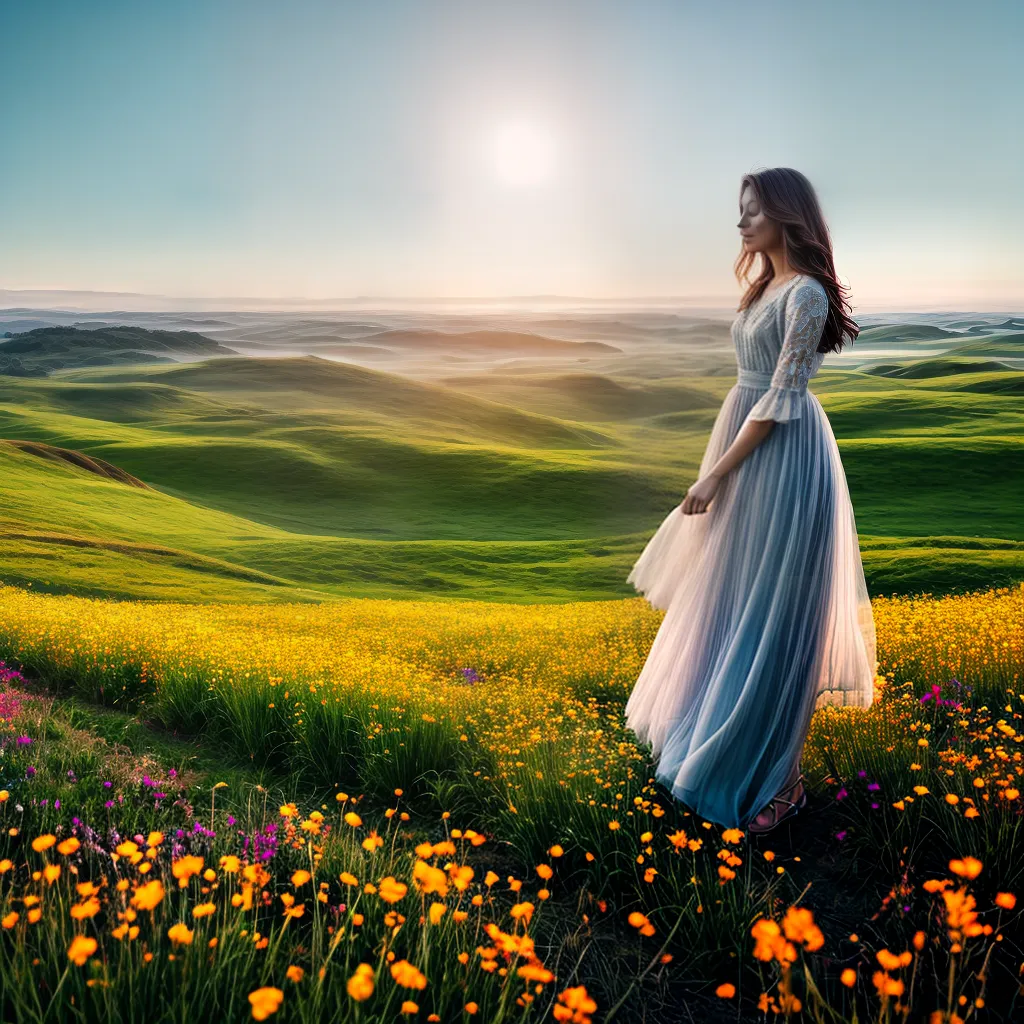 Descubra o Significado dos Seus Sonhos com Beleza e Magia. 6 Fotos campo flores sonho paz