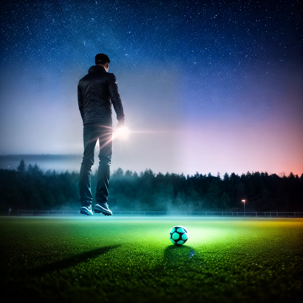 Desvendando Os Segredos Do Significado De Sonhar Com Jogador De Futebol 3 Fotos campo futebol noite jogador sonho