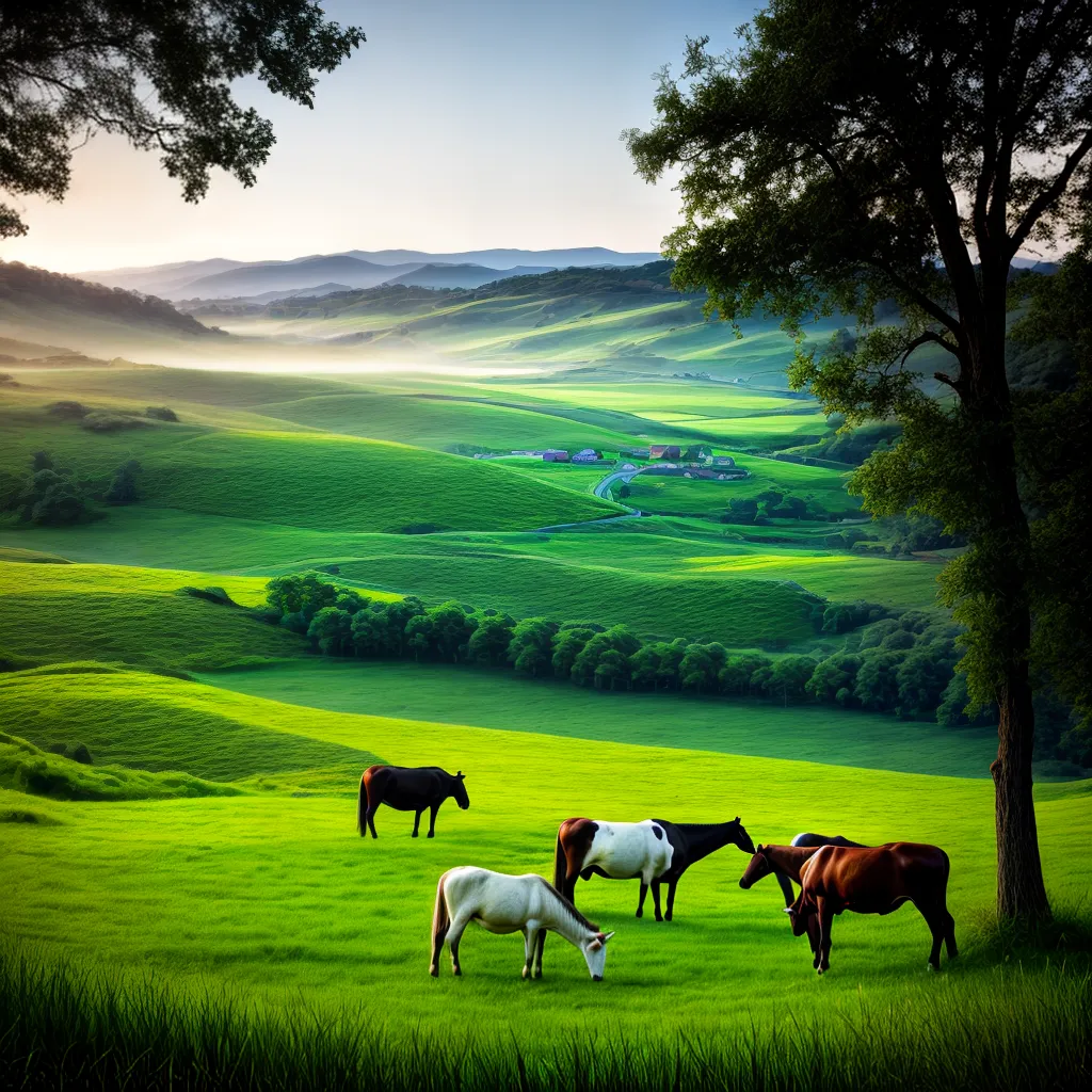 Turismo Rural: O que representa sonhar com animais na fazenda? 6 Fotos campo pastoral animais paz natureza