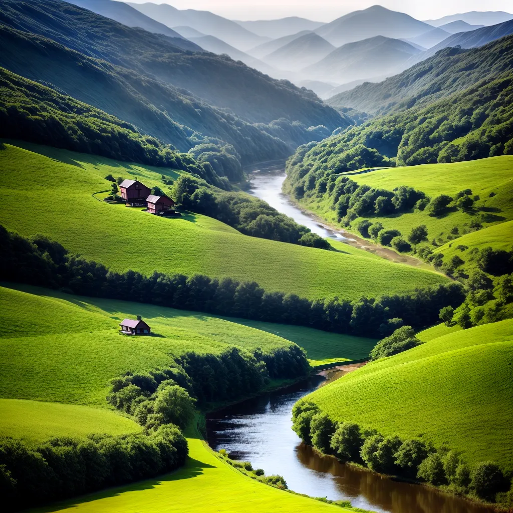 Descubra qual é o Significado de Sonhar com Viagens ao Campo 6 Fotos campo rio casa tranquilidade natureza 1