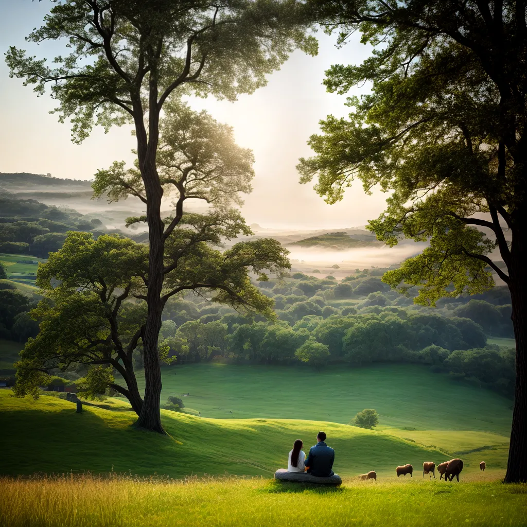 Descubra o Significado dos Sonhos na Vida Rural 3 Fotos campo serenidade pessoa animais natureza