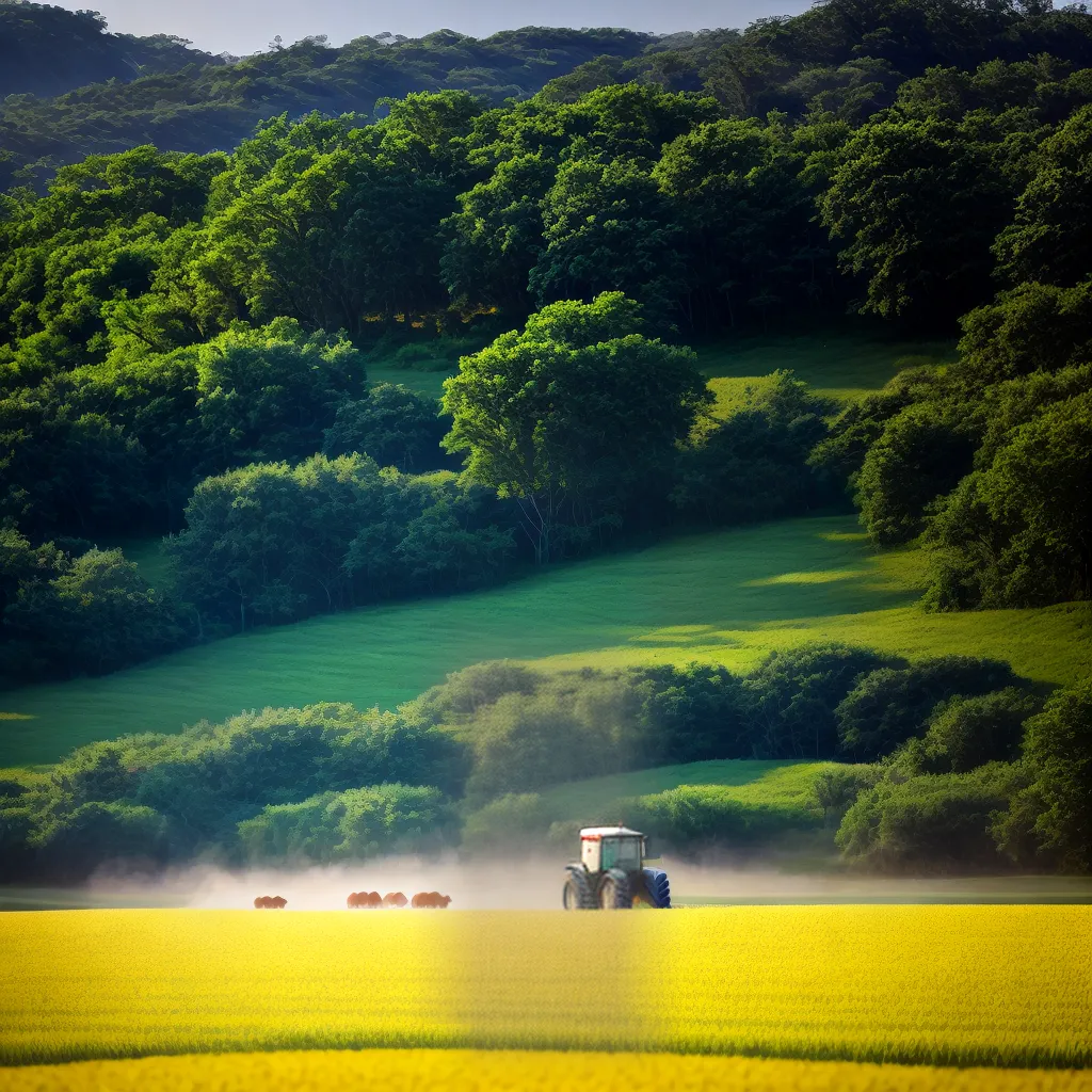 Descubra os Significados de Sonhar com o Mundo Rural Brasileiro 5 Fotos campo tranquilo fazenda verde