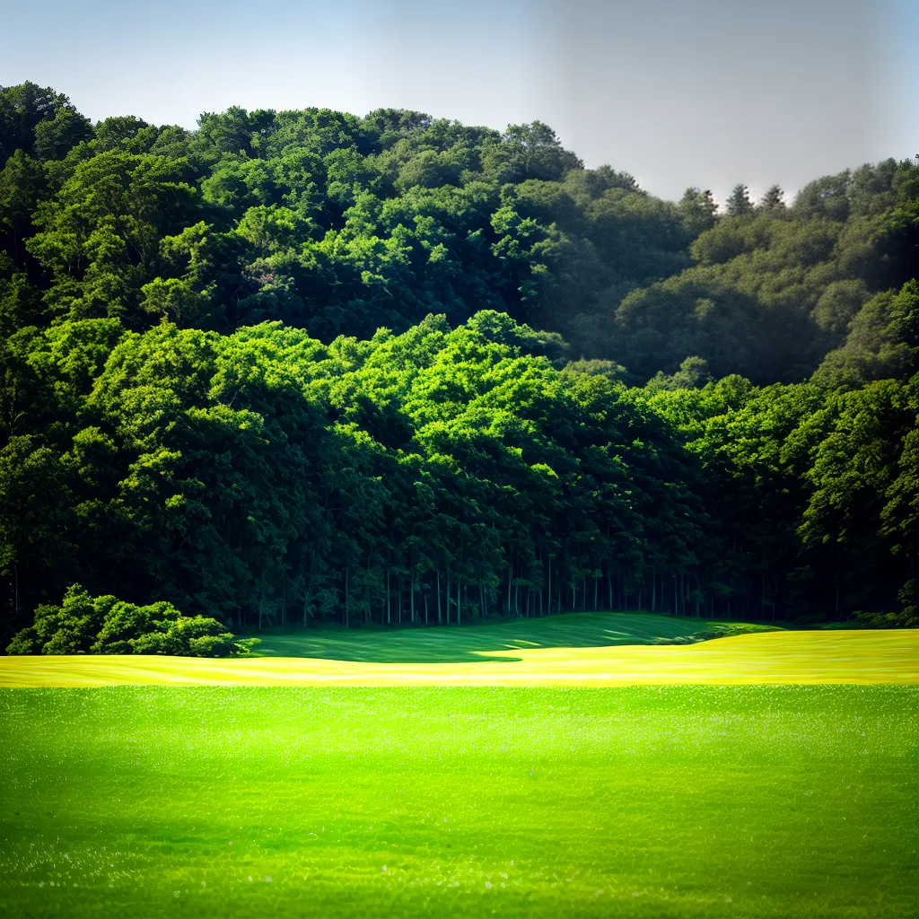 Gramado Verdejante: Descubra o significado de sonhar com um campo 6 Fotos campo verde sol arvores paz