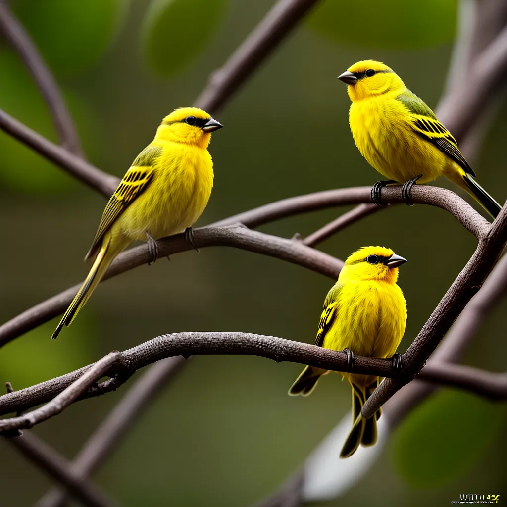 Fotos canario amarelo cantando liberdade