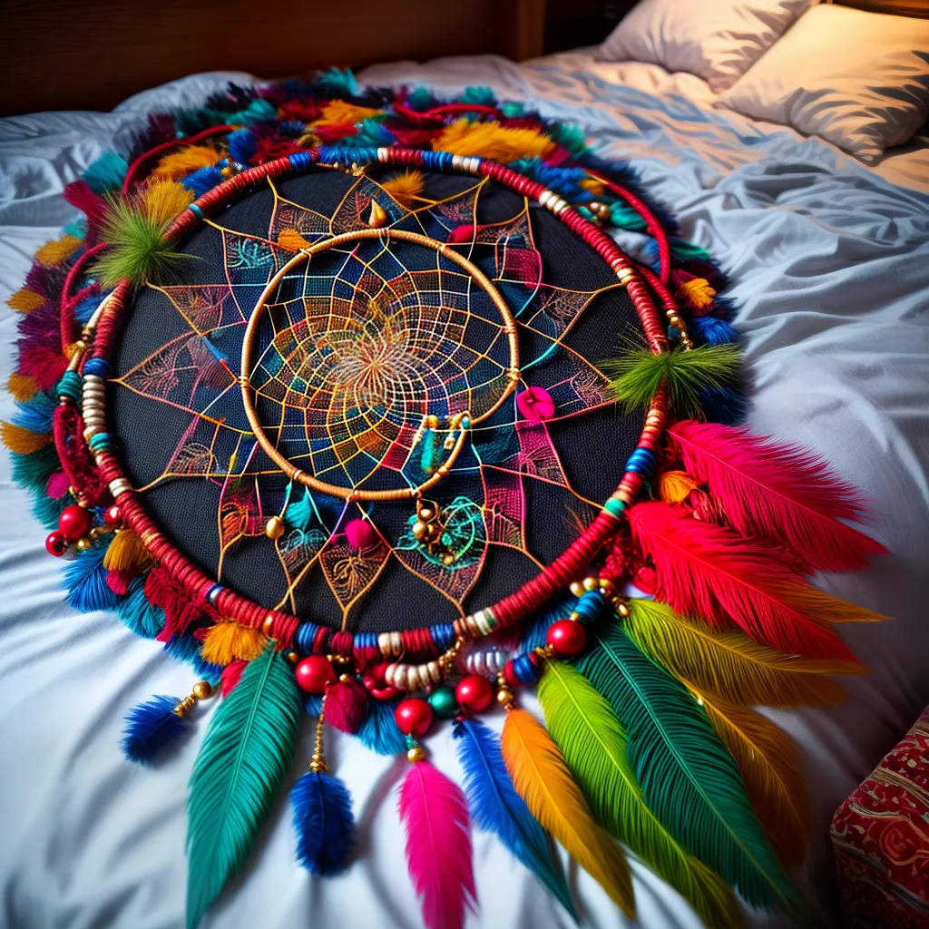 Fotos capturador sonhos cama sono simbolos