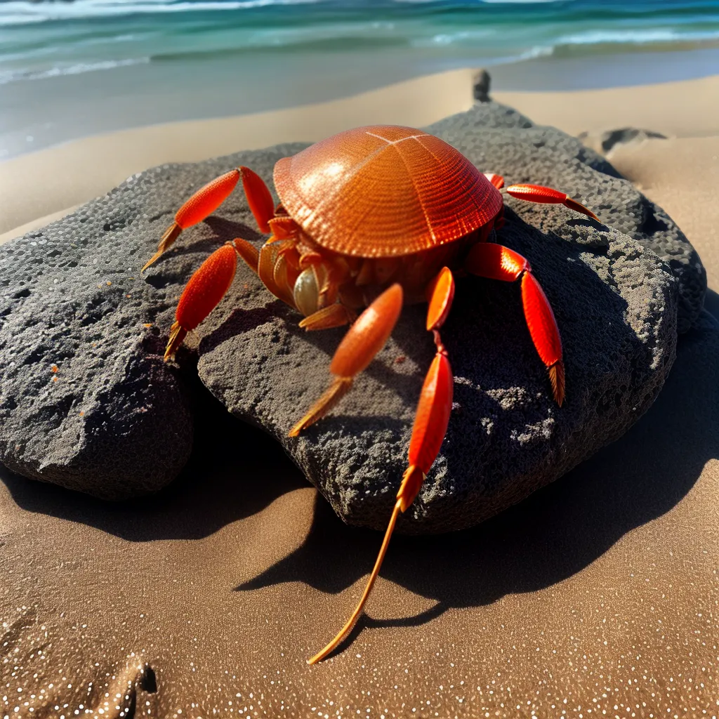 Fotos caranguejo ermi solitario praia