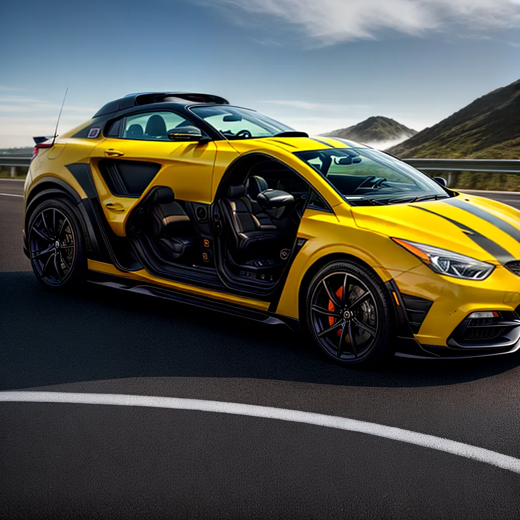 Fotos carro bump sonho amarelo