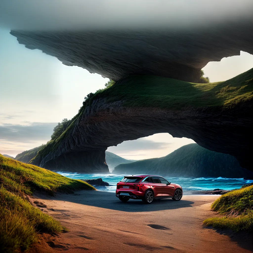 Fotos carro virado praia secreta